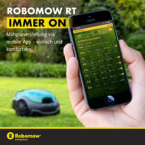 Robomow RT300 Mähroboter für Rasen bis 300 m² – 18cm Schnittbreite