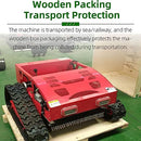 Benzin-Mähroboter Set – Crawler, Fernbedienung, bis 30° Steigung, für Haus & Obstgarten