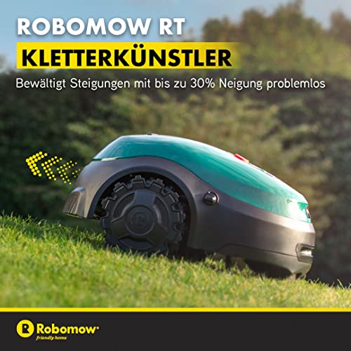 Robomow RT300 Mähroboter für Rasen bis 300 m² – 18cm Schnittbreite