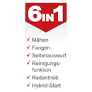 Scheppach MR230-61 Benzin-Rasentraktor – 61 cm Schnitt, 6 PS, E-Start