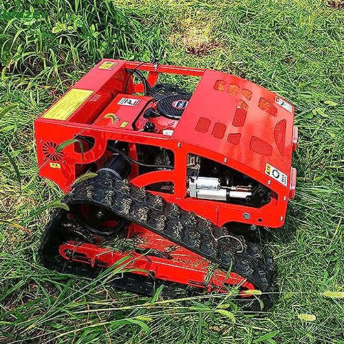 Benzin-Mähroboter Set – Crawler, Fernbedienung, bis 30° Steigung, für Haus & Obstgarten