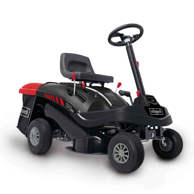 Scheppach MR196-61 Benzin-Rasentraktor – 61 cm Schnitt, 6,5 PS