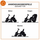 IXES IX-ERT-920E Akku-Aufsitzrasenmäher – 92 cm Schnitt, 48V Motor