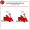 Scheppach MR224-61 Benzin-Rasentraktor – 61 cm Schnitt, 6,8 PS, E-Start