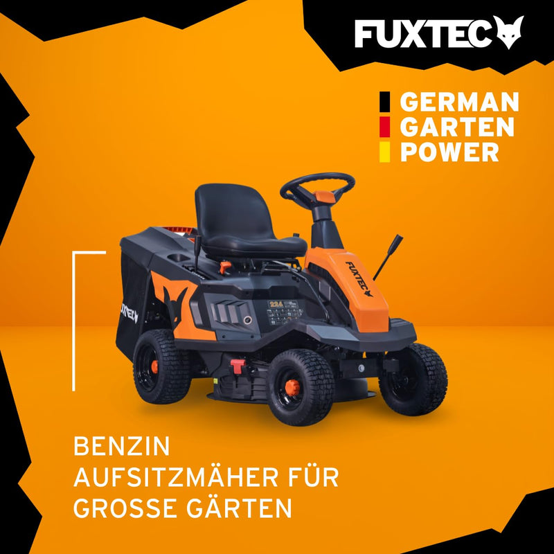 FUXTEC FX-RMR66 Aufsitzmäher – 66 cm Schnitt, 6 PS, eStart