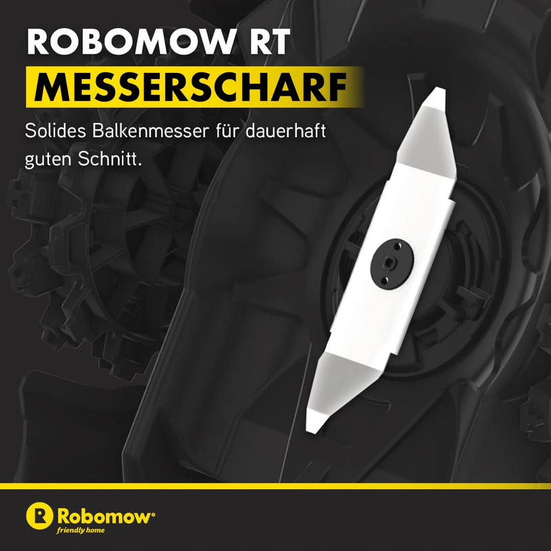 Robomow RT300 Mähroboter für Rasen bis 300 m² – 18cm Schnittbreite