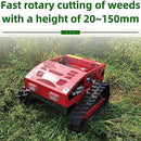 Benzin-Mähroboter Set – Crawler, Fernbedienung, bis 30° Steigung, für Haus & Obstgarten