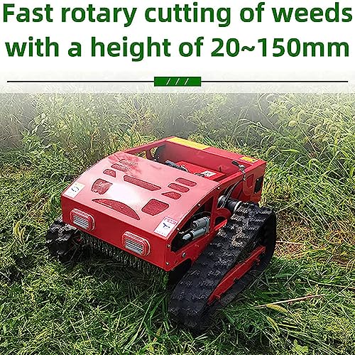 Benzin-Mähroboter Set – Crawler, Fernbedienung, bis 30° Steigung, für Haus & Obstgarten