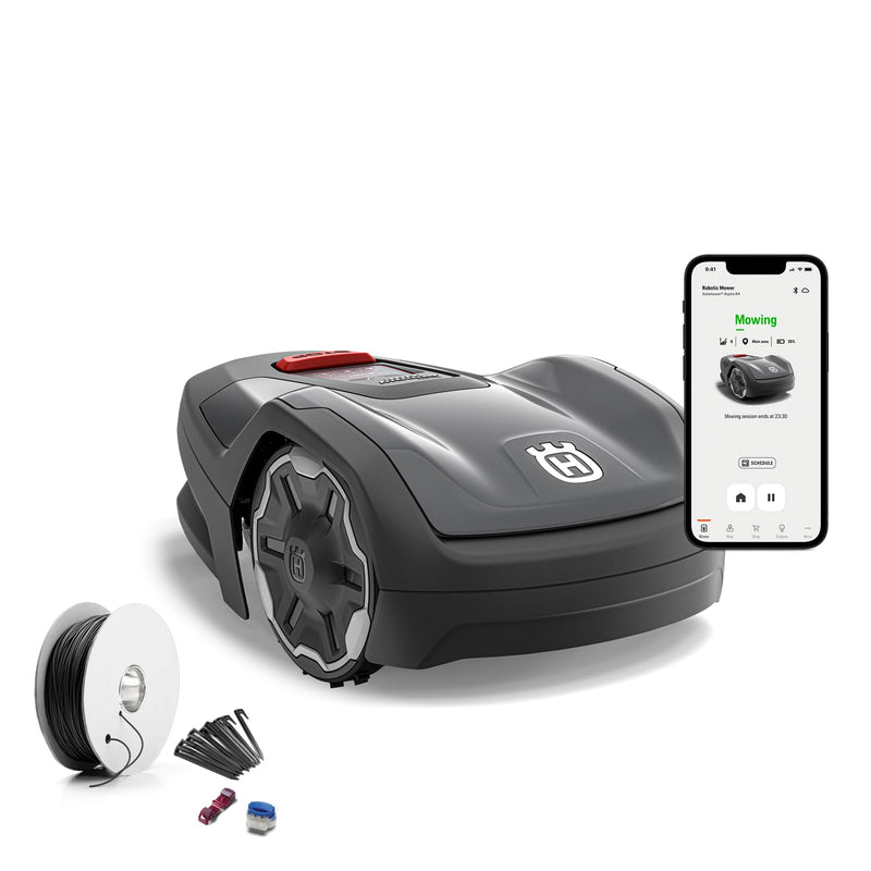Husqvarna Automower Aspire R4 – Mähroboter für 400 m², App-Steuerung