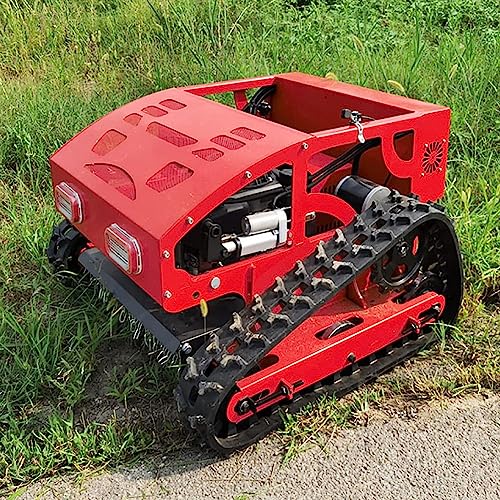 Benzin-Mähroboter Set – Crawler, Fernbedienung, bis 30° Steigung, für Haus & Obstgarten