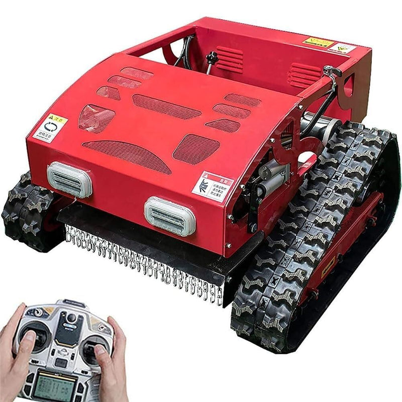 Mähroboter Benzin – 7,5 PS Viertakt, Raupenantrieb, Fernbedienung, bis 45° Steigung, für Bauernhof, Hausgarten & Obstgarten