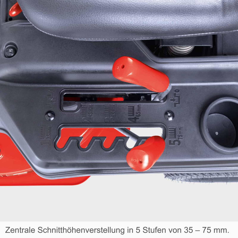 Scheppach MR230-61 Benzin-Rasentraktor – 61 cm Schnitt, 6 PS, E-Start