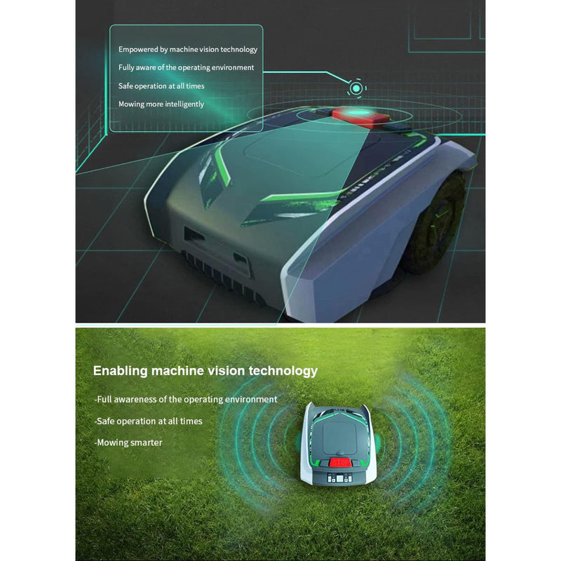 Automatischer Mähroboter – ferngesteuert, bis 1500 m², 19 cm Schnitt