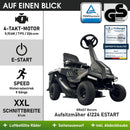 BRAST® Benzin-Rasentraktor – 61 cm Schnitt, 7 PS, Elektrostart