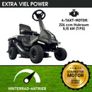 BRAST® Benzin-Rasentraktor – 61 cm Schnitt, 7 PS, Elektrostart