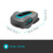 Gardena SILENO life Mähroboter – bis 1000 m², Bluetooth-App, sehr leise, Easy-Passage