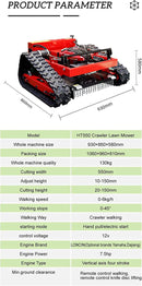 Smart Rasenmäher – 7,5 PS, Gas, Crawler, Fernbedienung, bis 30° Neigung