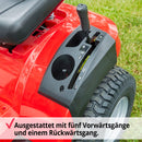HECHT 12 PS Rasentraktor – 98 cm Schnitt, Benzin Aufsitzmäher