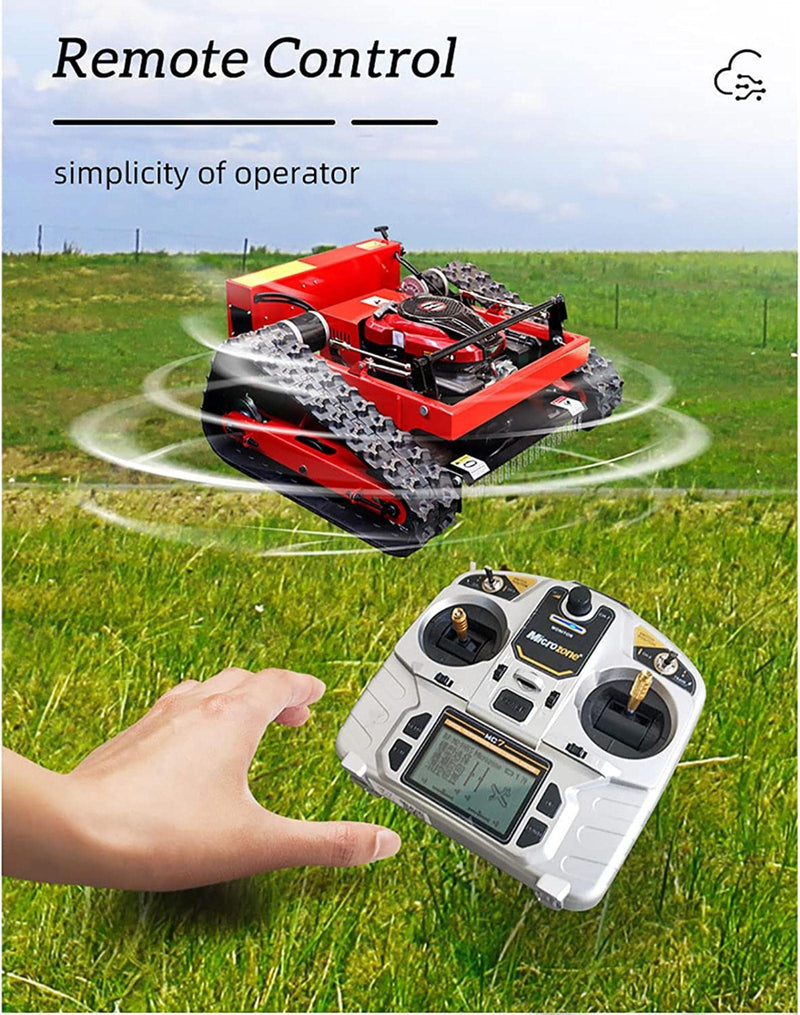 Smart Rasenmäher – 7,5 PS, Gas, Crawler, Fernbedienung, bis 30° Neigung