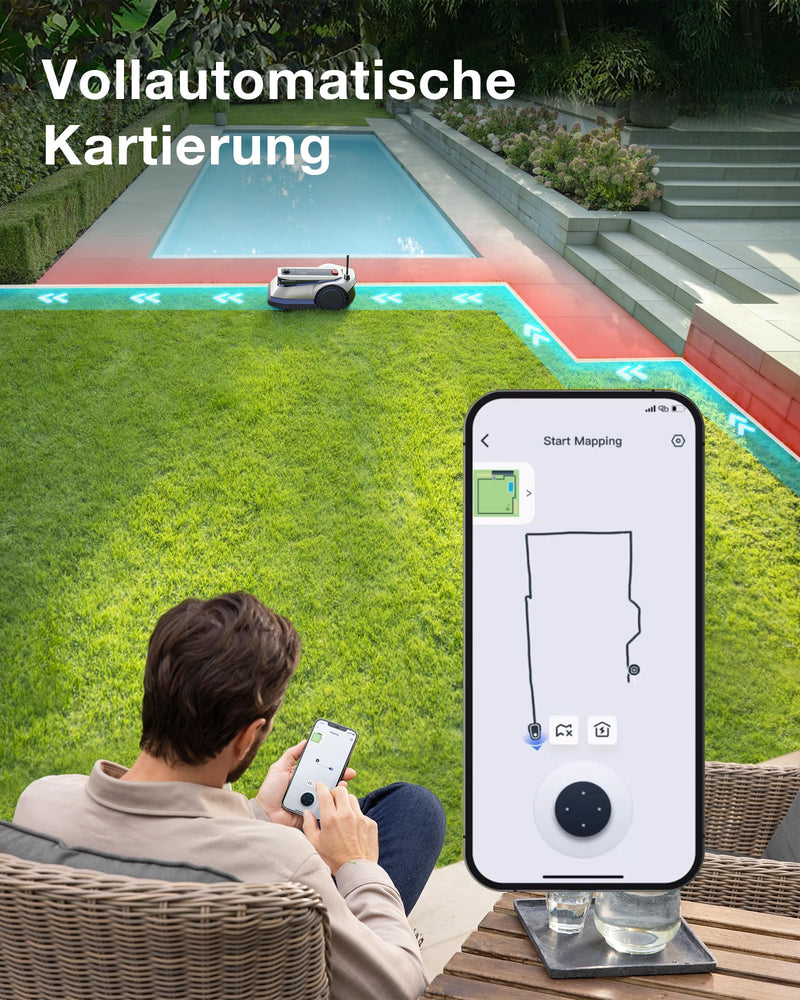 ECOVACS GOAT G1-2000 Mähroboter ohne Begrenzungskabel – bis 2000 m²