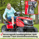 HECHT 12 PS Rasentraktor – 98 cm Schnitt, Benzin Aufsitzmäher